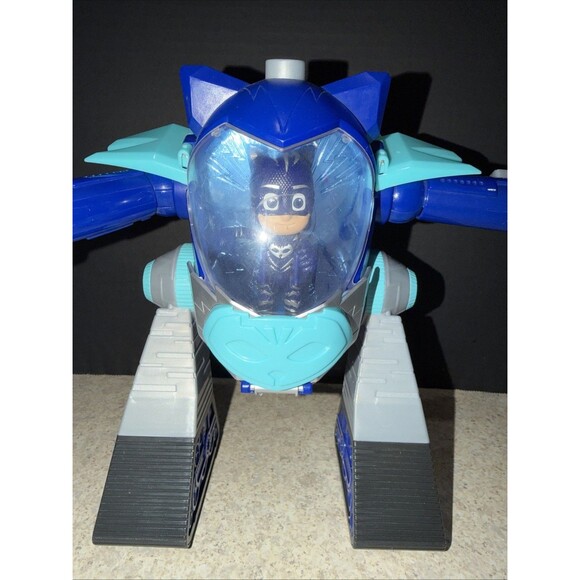Just Play Other - PJ Masks CATBOY Turbo Movers MECH Robot Toy w/ Figure Lights Up MISSING PIECE